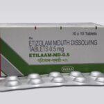 Etilaam MD (Etizolam) 0.5 mg - 30-comprimes