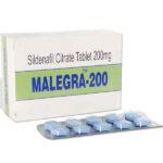 Malegra (Sildenafil) 200 mg - India - 30-comprimes