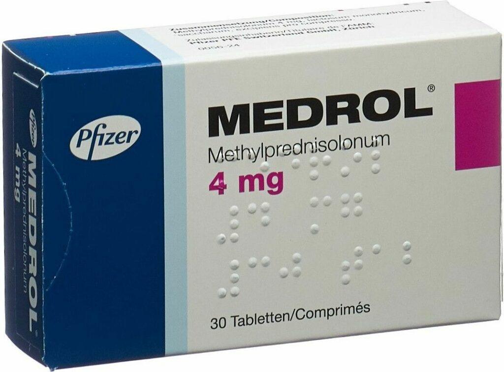 Medrol (Methylprednisolone) 4 mg