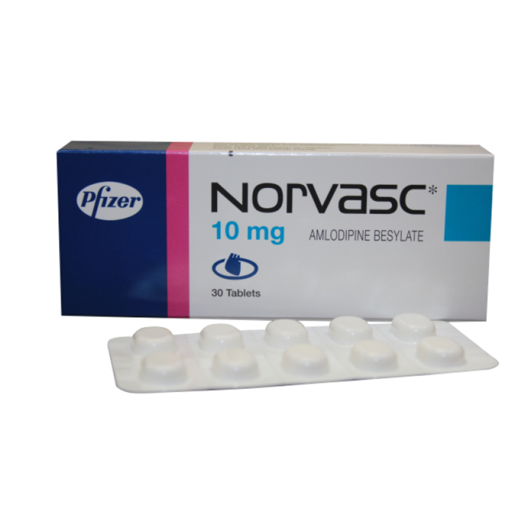 Norvasc (Amlodipine) 10 mg