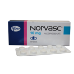 Norvasc (Amlodipine) 10 mg - 30-comprimes - 2-5-mg