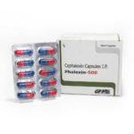 Phalexin Capsule (Cefalexin) 500 mg - 30 - 250-mg - 1.85 - -