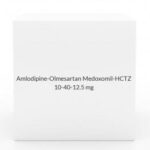 Comprimés d'Amlodipine-Olmesartan Medoxomil-HCTZ 10-40-12,5mg - 3 Comprimés - 3 Tablets