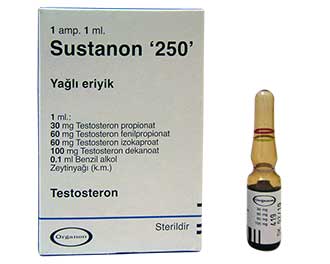 Sustanon - 250 mg, 10 flacons